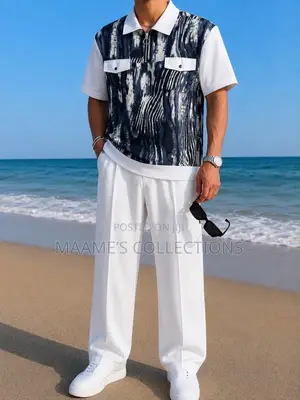 Luxury Men 2 - Pieces Top and Down Set