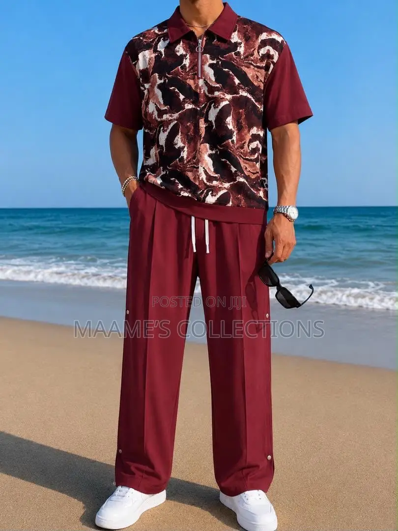 Luxury Men 2 - Pieces Top and Down Set