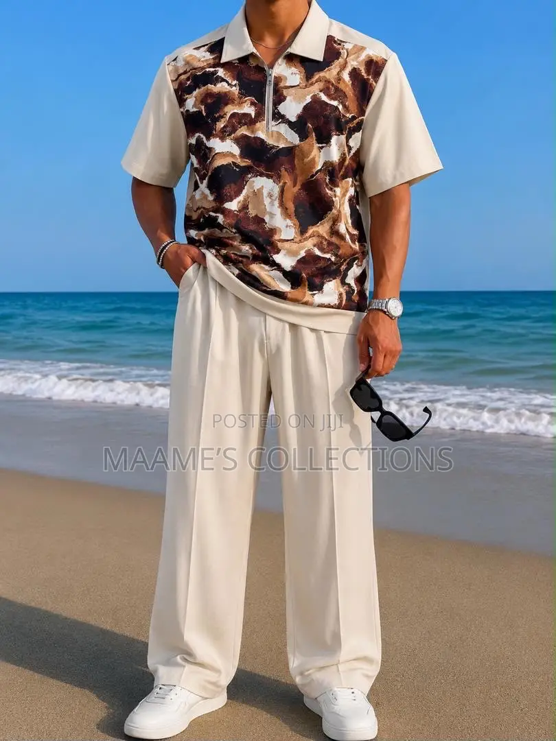 Luxury Men 2 - Pieces Top and Down Set