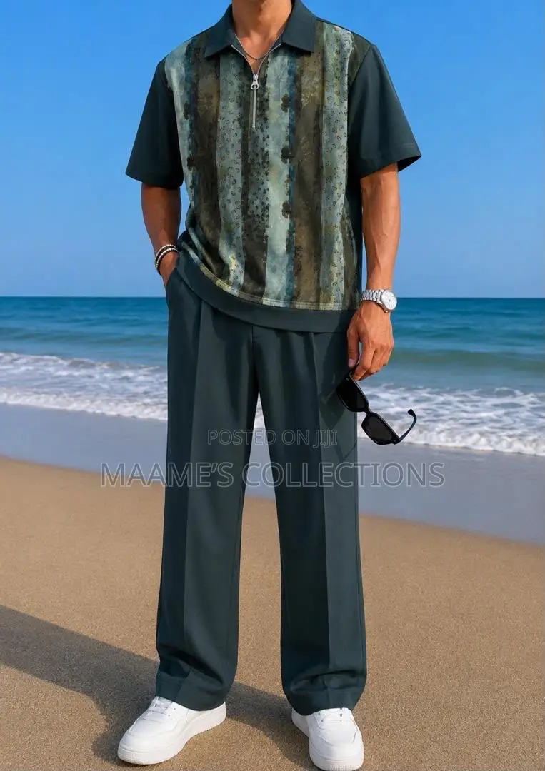 Luxury Men 2 - Pieces Top and Down Set