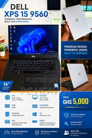 Laptop Dell XPS 15 (9560) 16GB Intel Core i7 SSD 512GB