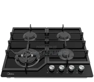 Midea 4 Burner 60cm Gas Hob - Black (60gj084)