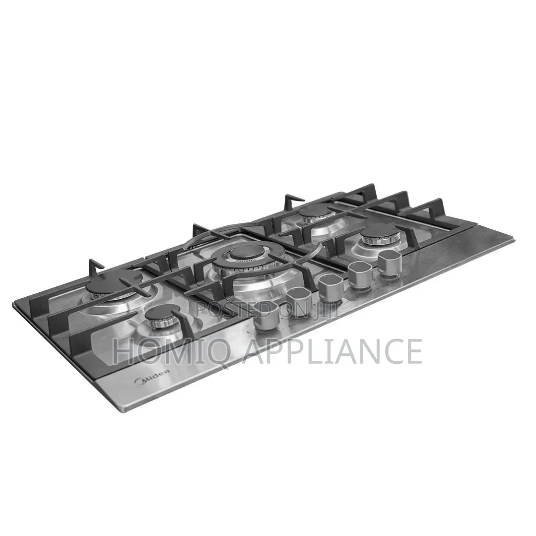 Midea 90cm 5 Burner Gas Hob| Stainless Steel [90g50me]