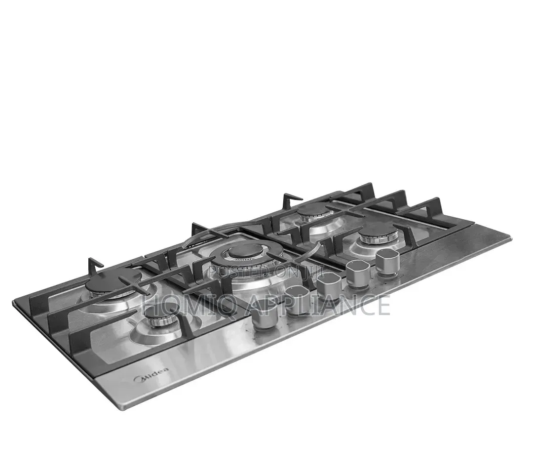 Midea 90cm 5 Burner Gas Hob| Stainless Steel [90g50me]