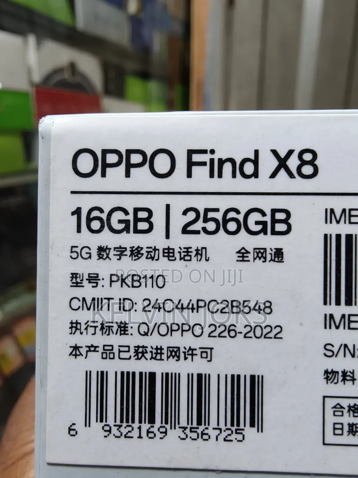Oppo Find X8 256 GB Black