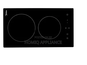 Midea 30cm 2 Burner Ceramic Electric Hob| Schott Glass Black