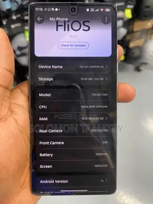 Tecno Camon 40 256 GB Gray