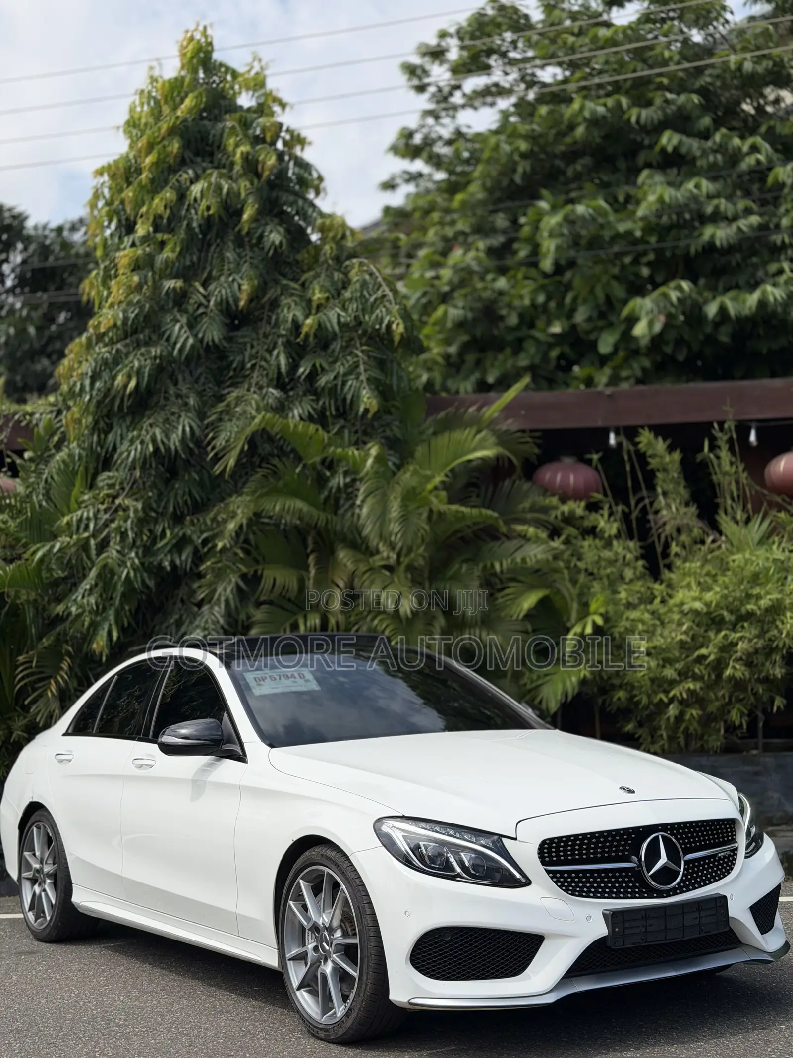 Mercedes-Benz C43 4Matic Sedan AWD (3.0L V6 9AM) 2017 White