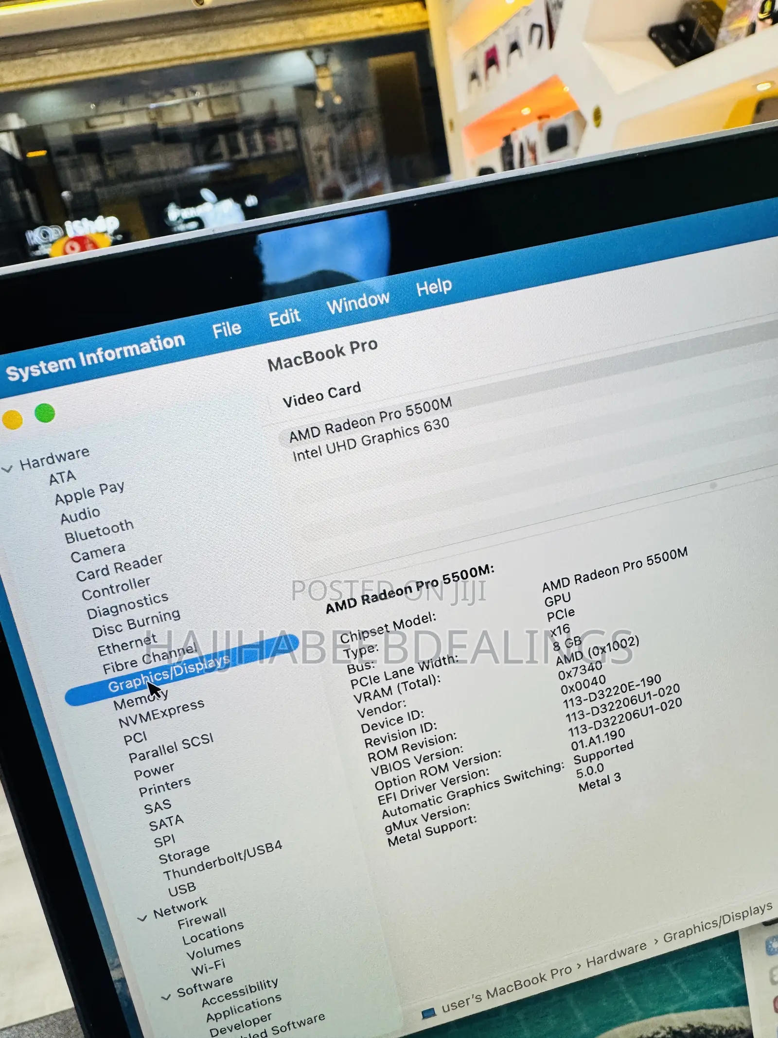 Laptop Apple MacBook Pro 2019 32GB Intel Core i9 SSD 2T