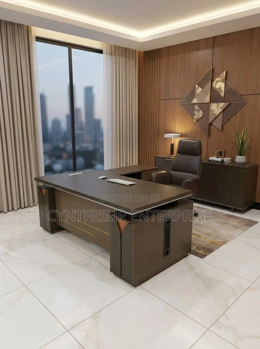 Executive L-Shaped Desk