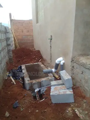 Plumbering Work and Building Biodigester Toilet