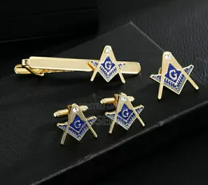 Freemasonry Brooch and Tie Clip
