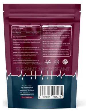 Co Q10 Ubiquinone Coenzyme 400mg, 180 Capsules