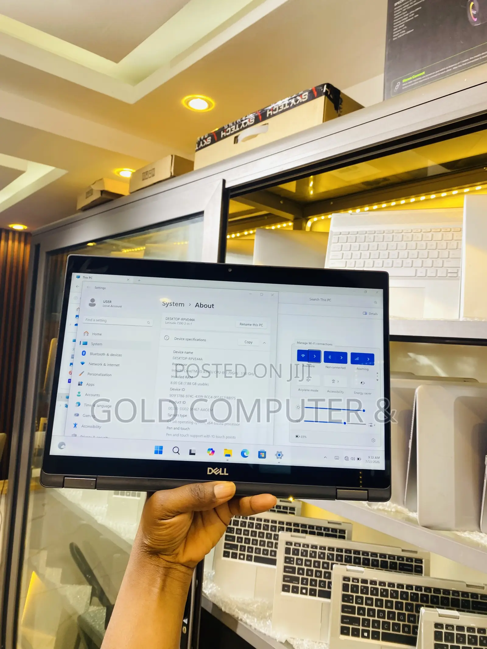 Laptop Dell Latitude 7390 2-in-1 8GB Intel Core i5 SSD 256GB