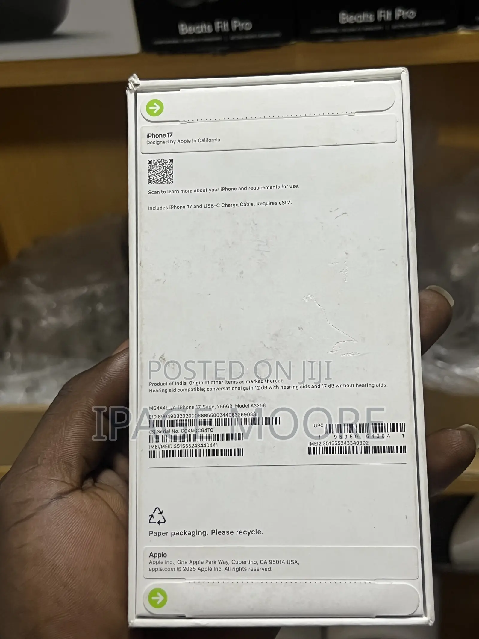 New Apple iPhone 17 256 GB