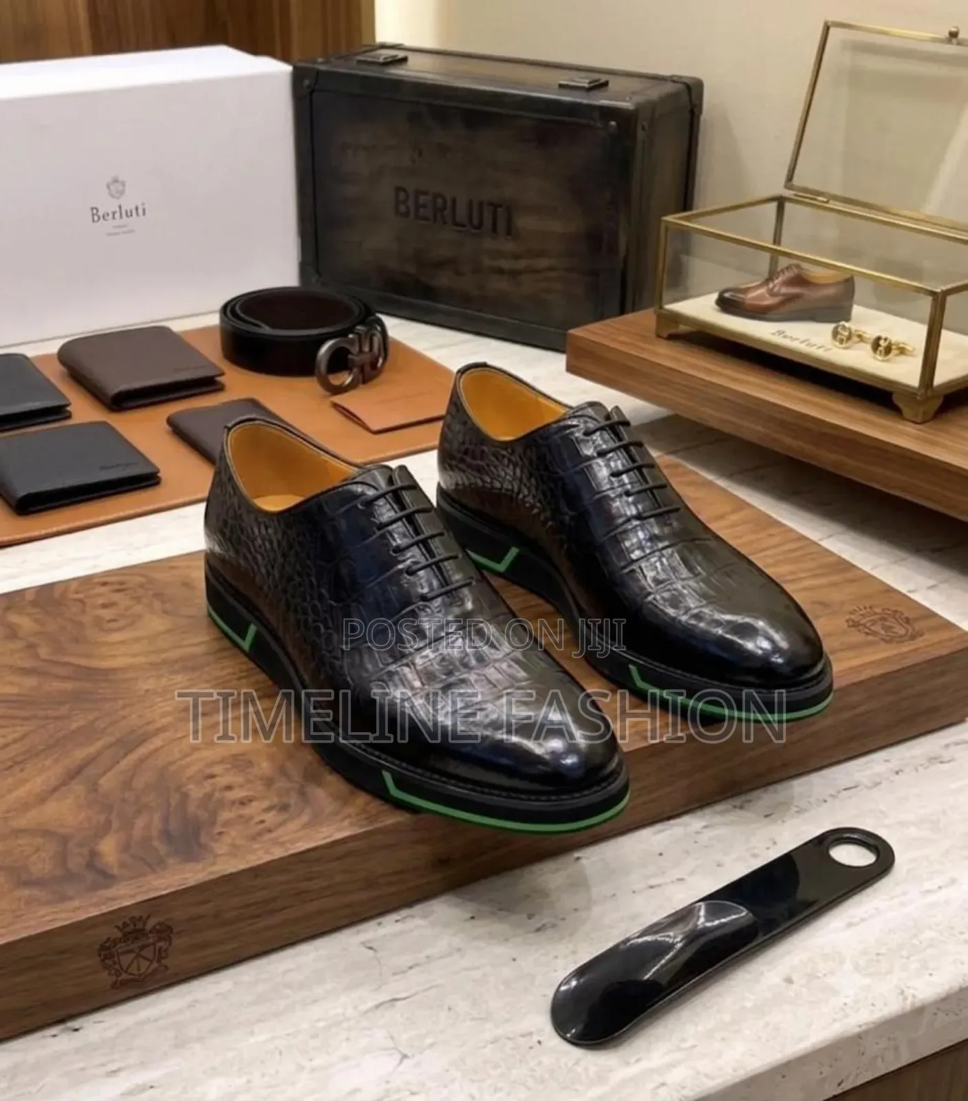 Original Berluti Business Class Men's Lace Up Shoes