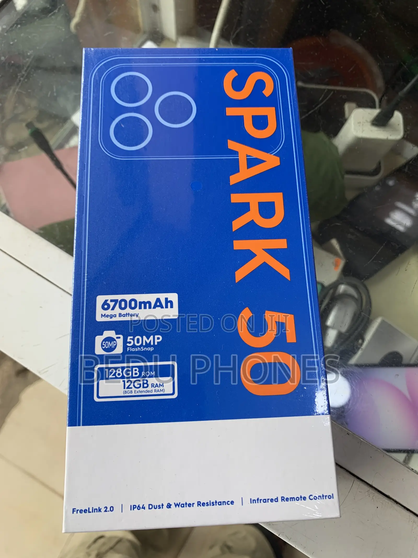 New Tecno Spark 50 128 GB Gray