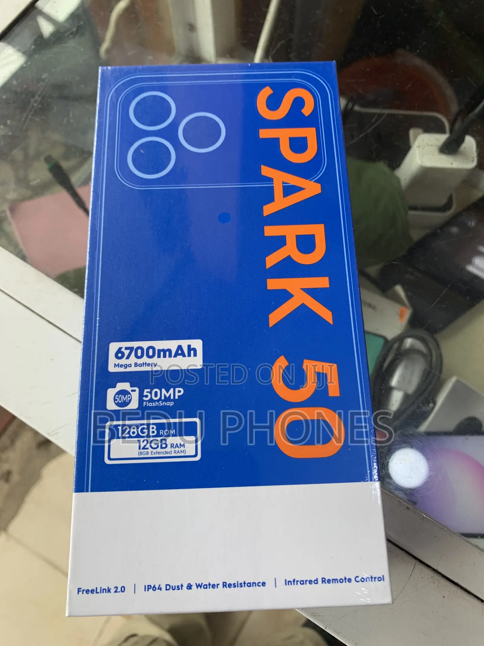 New Tecno Spark 50 128 GB Gray