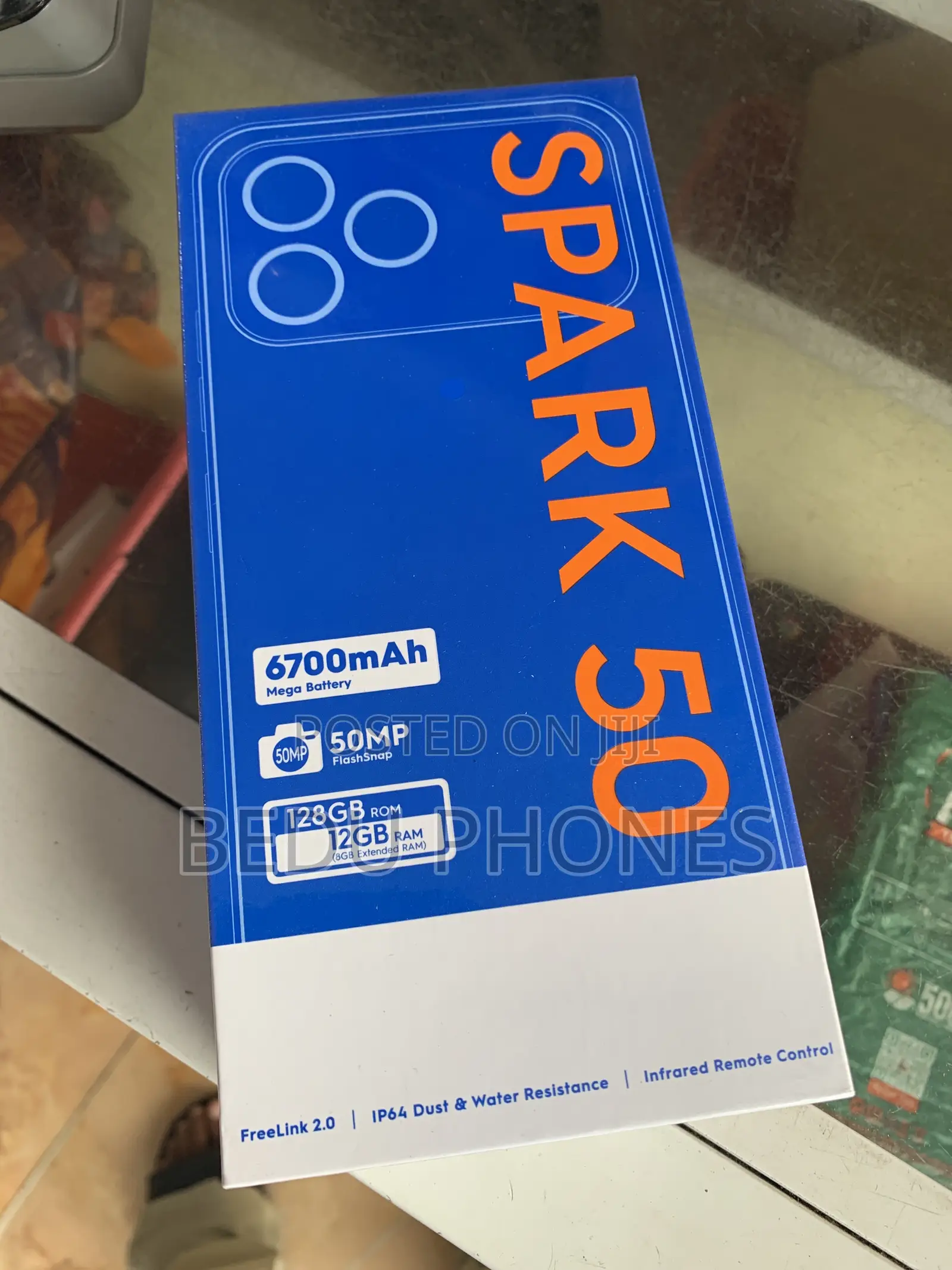 New Tecno Spark 50 128 GB Black