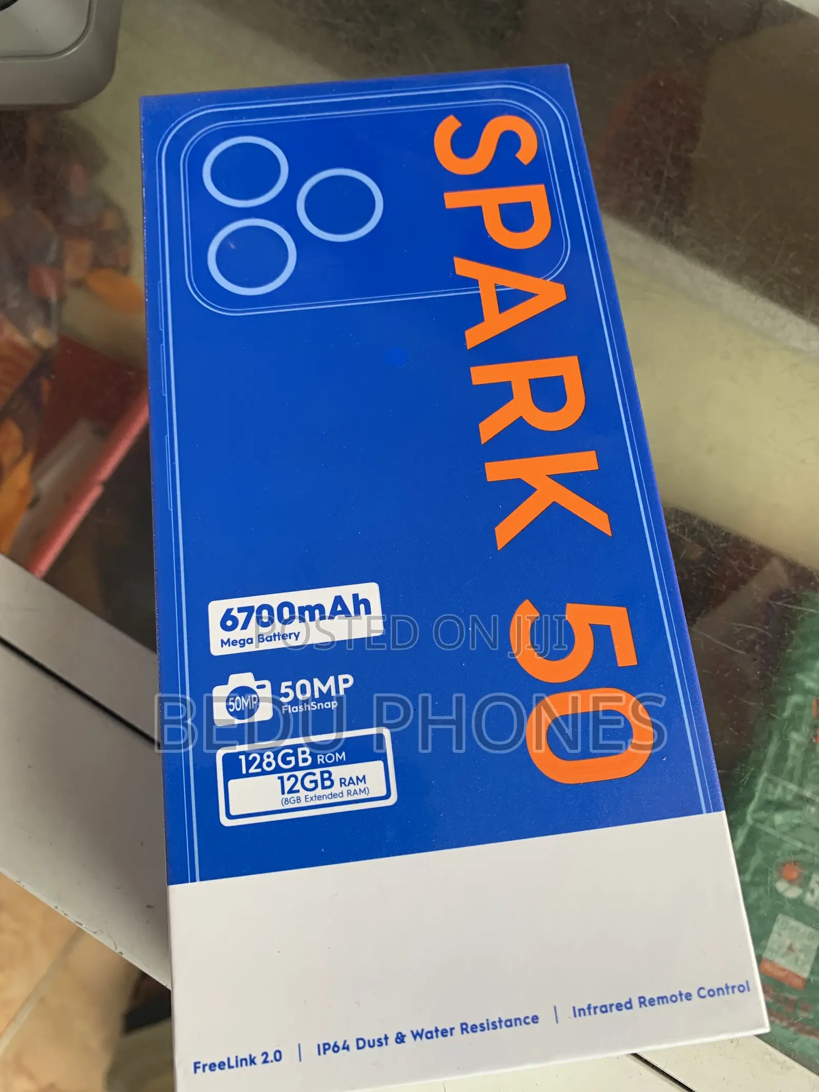 New Tecno Spark 50 128 GB Black