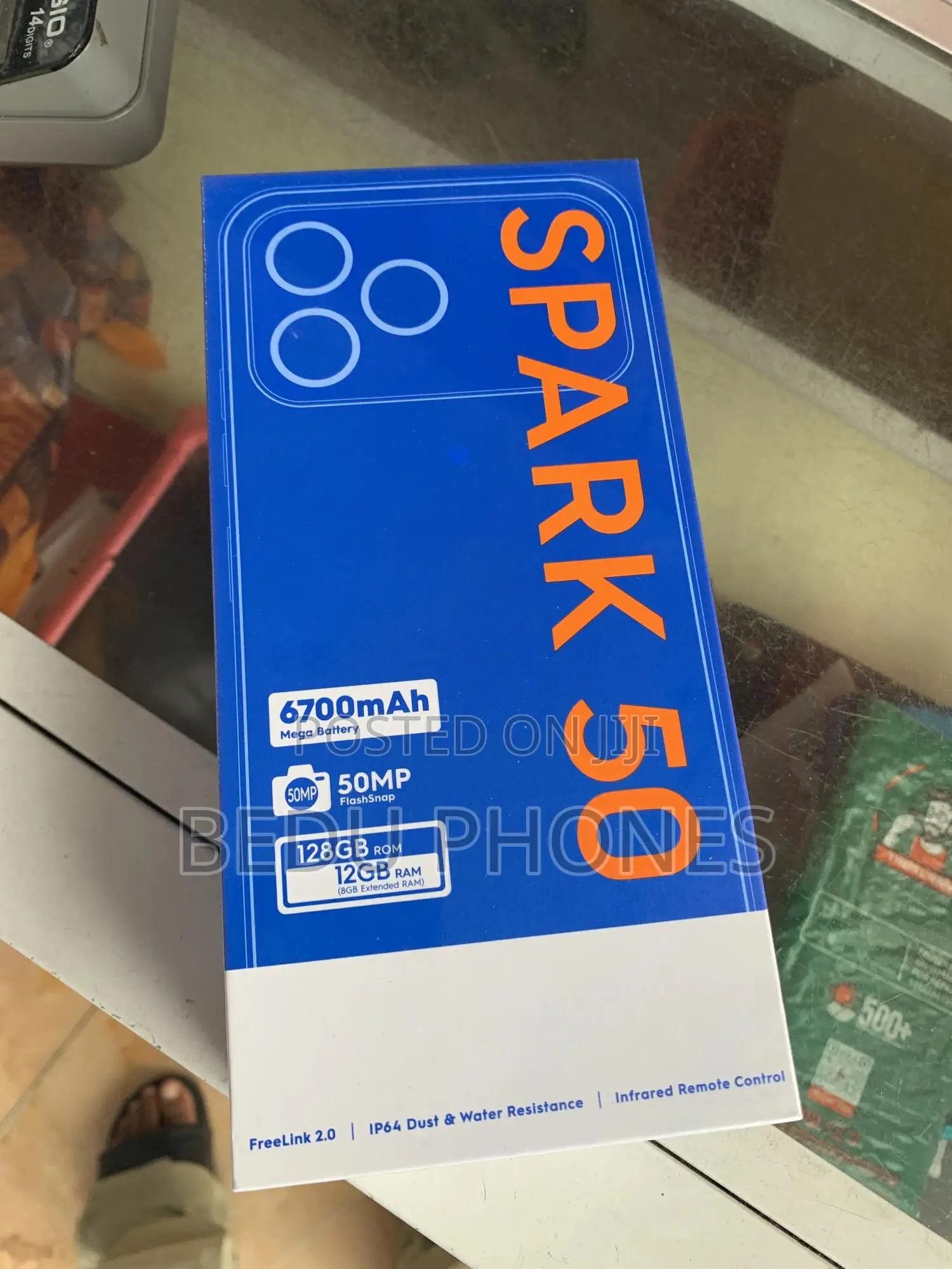 New Tecno Spark 50 128 GB Black