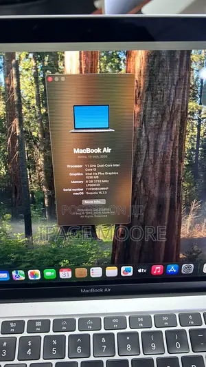 Laptop Apple MacBook Air 2020 8GB Intel Core i3 SSD 256GB