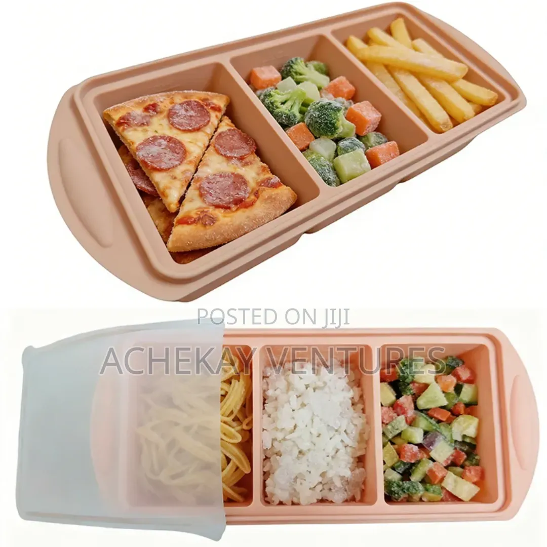 Silicone Food Storage Tray With Lid