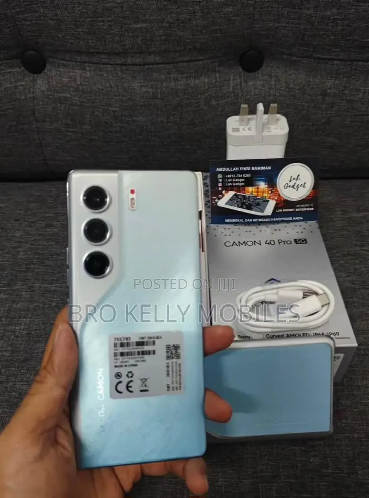 New Tecno Camon 40 Pro 5G 256 GB Blue