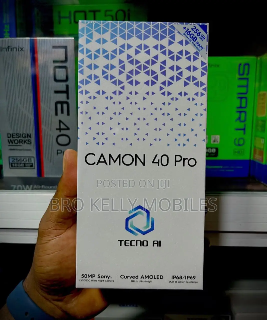 New Tecno Camon 40 Pro 5G 256 GB Blue