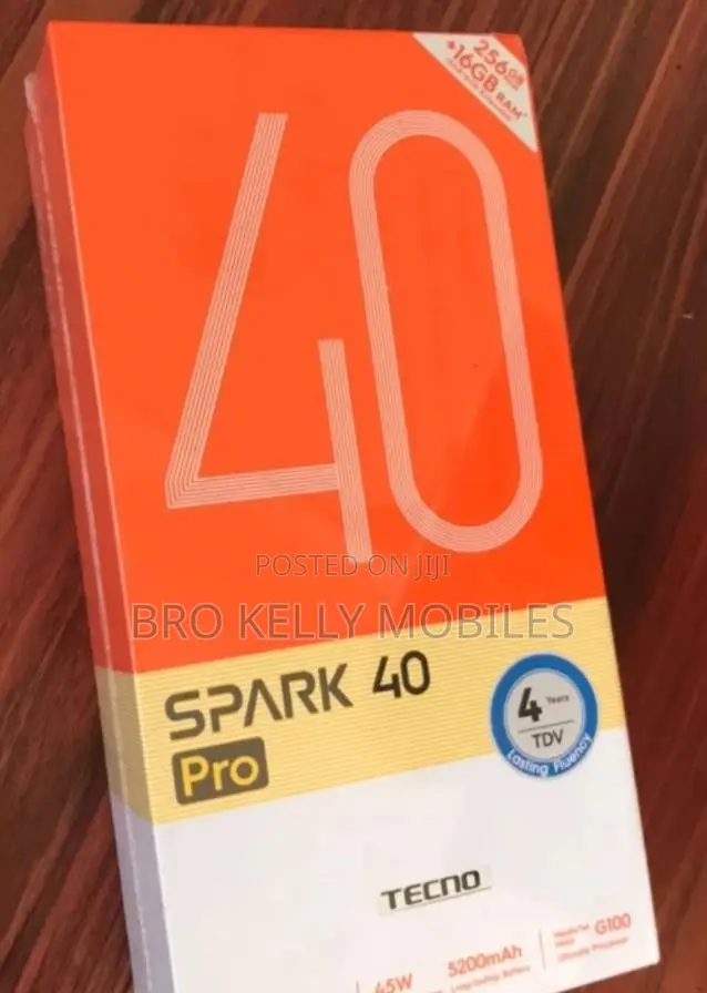New Tecno Spark 40 Pro+ 256 GB Gray