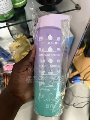 Motivational Water Bottle With Time Marker Leak-Proof | Bpa-Free