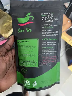 Sue’S Tea Fat Burning Tea Natural Organic