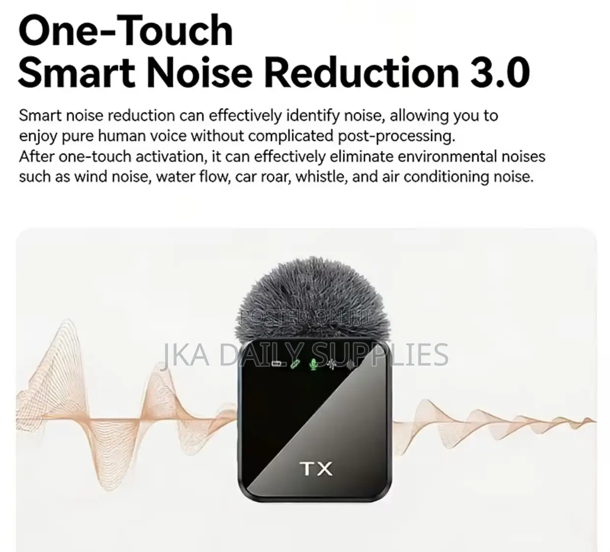 Multi-functional Square Lapel Microphone For Sale