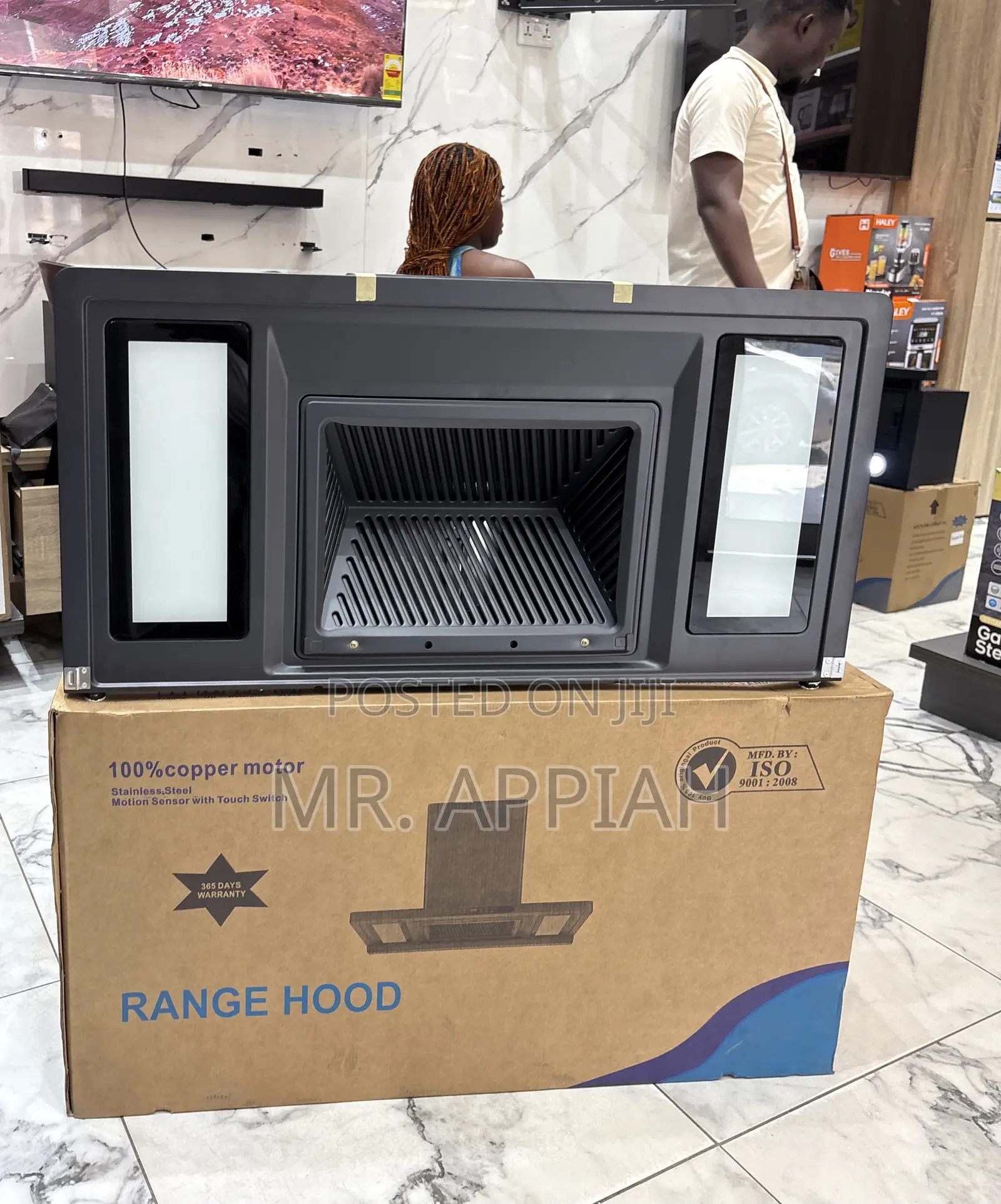 Super Premium Kenwood 90cm Built in Rangehood(Black)900t2 