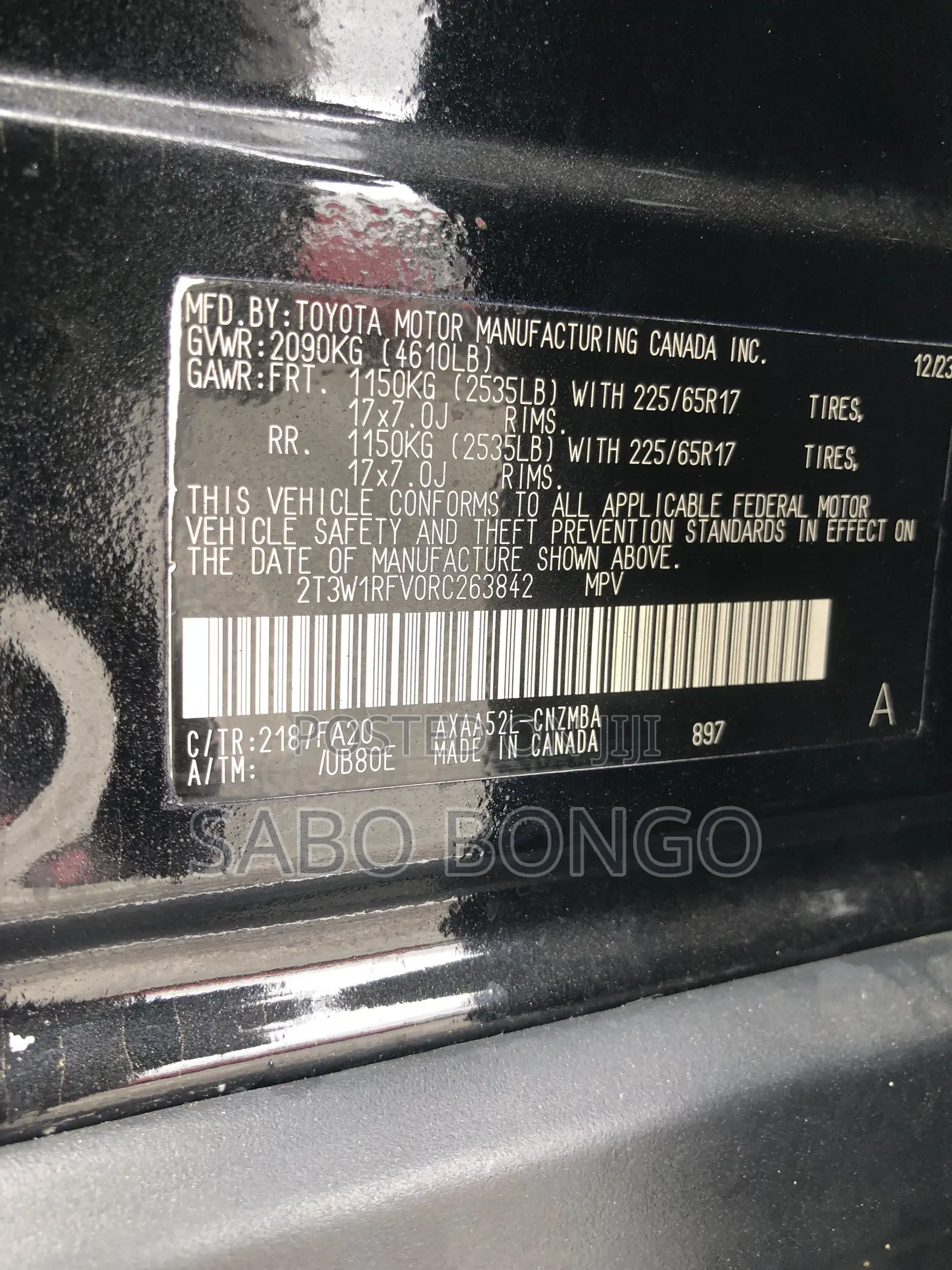 Toyota RAV4 XLE AWD 2024 Black