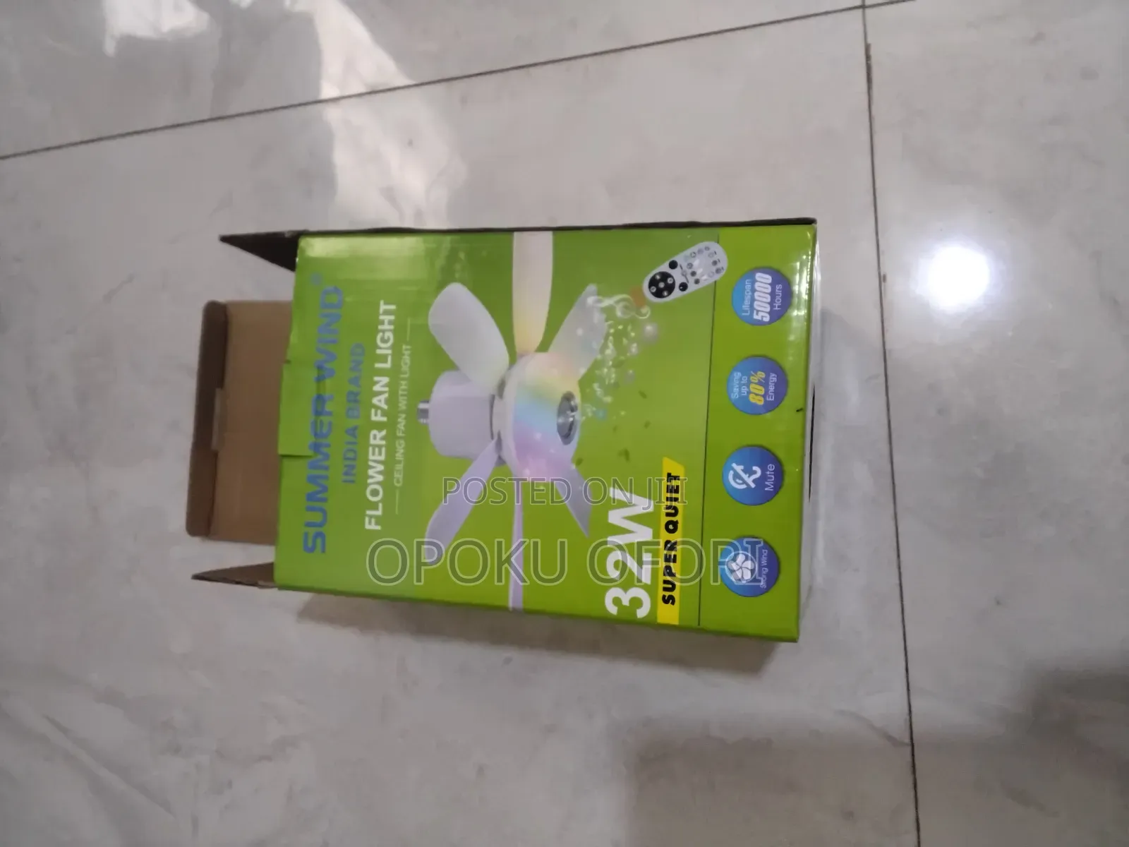 Flower Fan Light