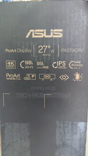 Asus Proart Display 27” HDR Professional Monitor (Pa279crv)