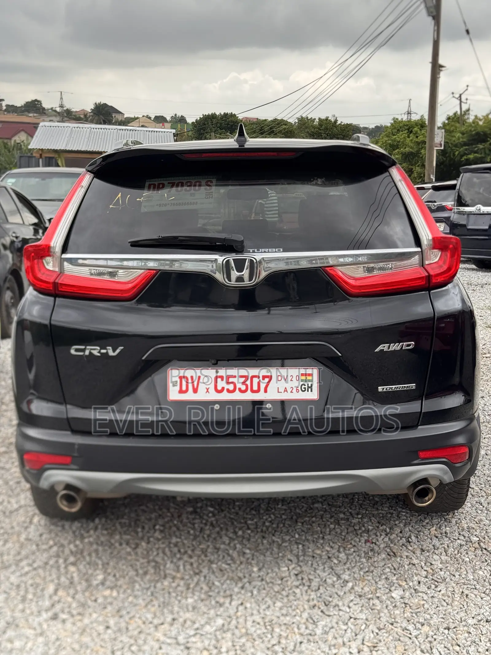 Honda CR-V Touring 4dr SUV AWD (1.5L 4cyl CVT) 2017 Black