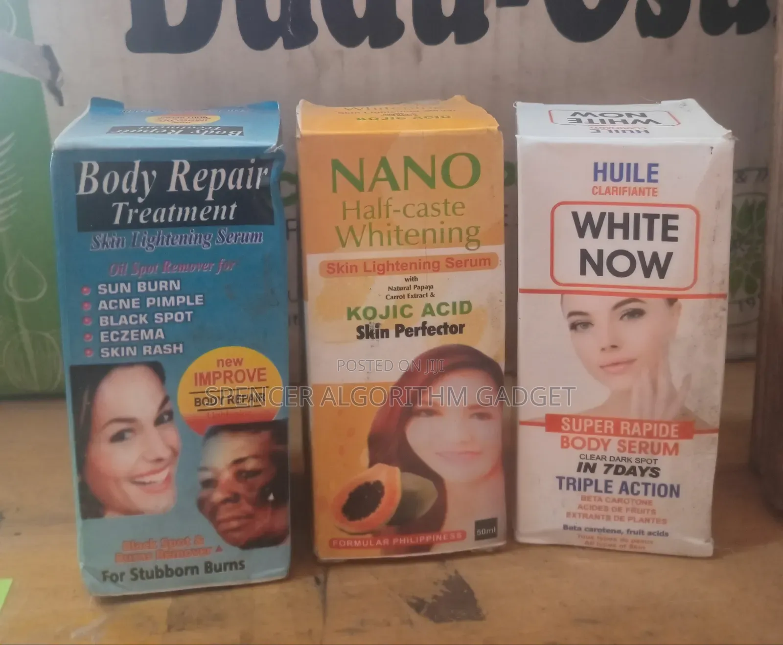 Nano Half Cast /White Now/Body Repair Treatment Serums (35gh for Each)