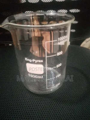 Beaker Borosilicate Glass 1000ml(1liter)