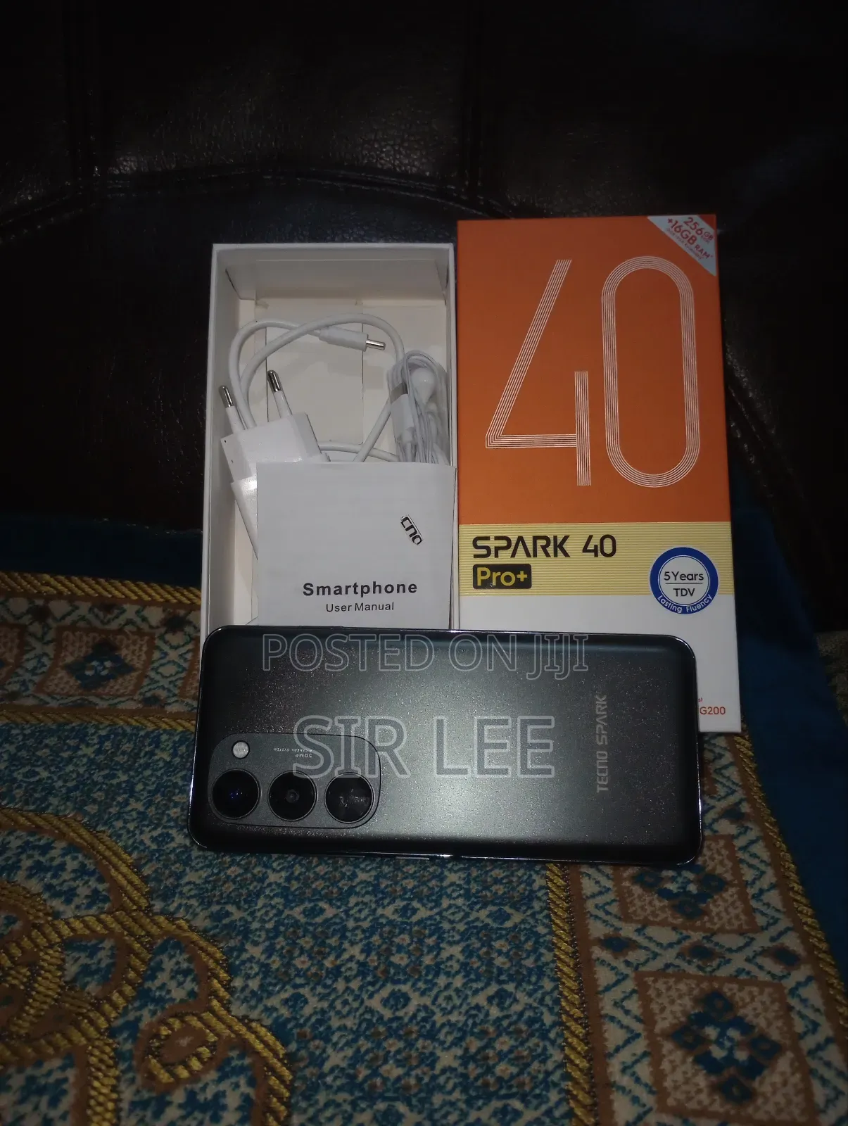 New Tecno Spark 40 Pro+ 256 GB Black