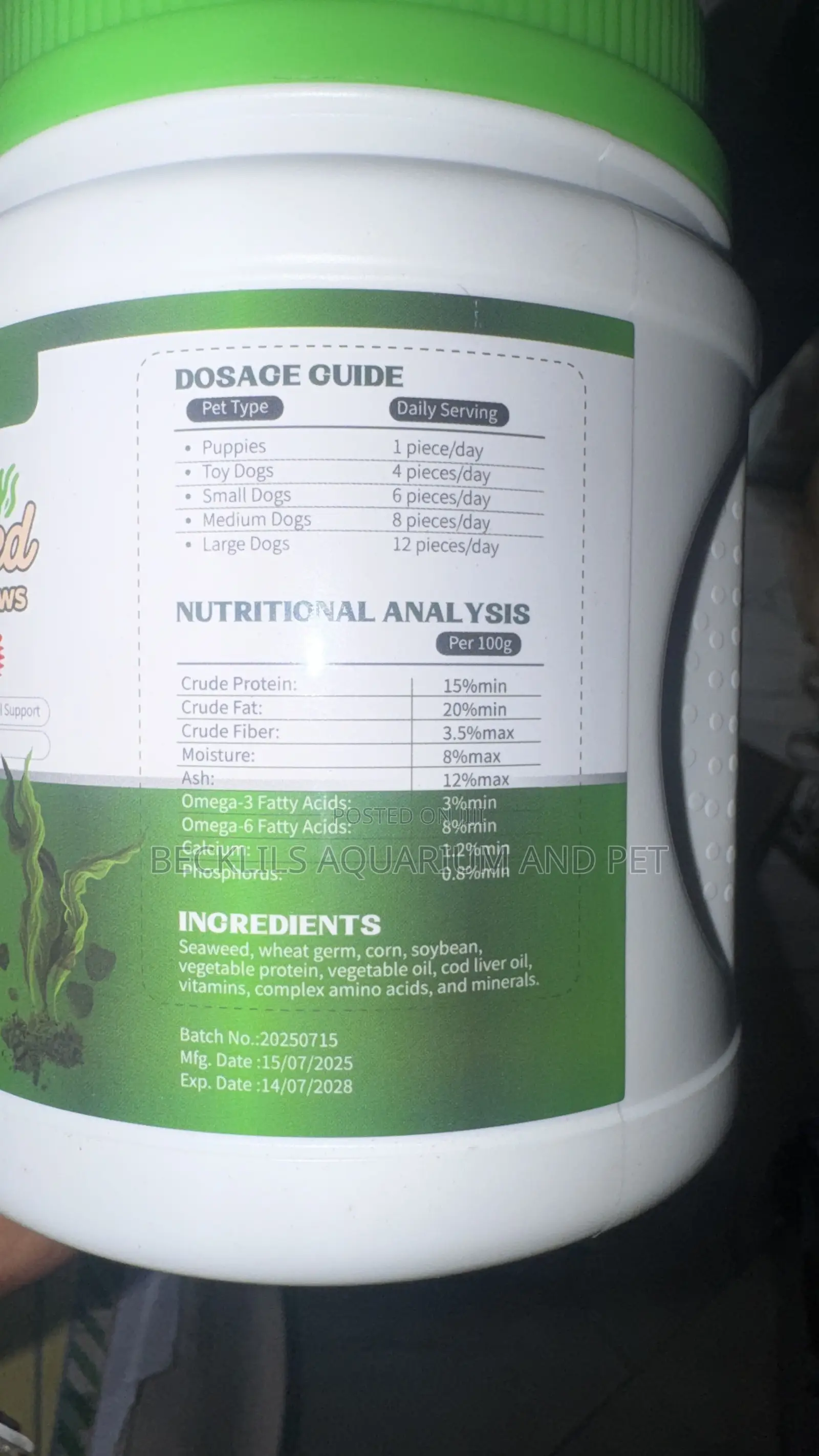 Cat Multivitamins (Big Size )