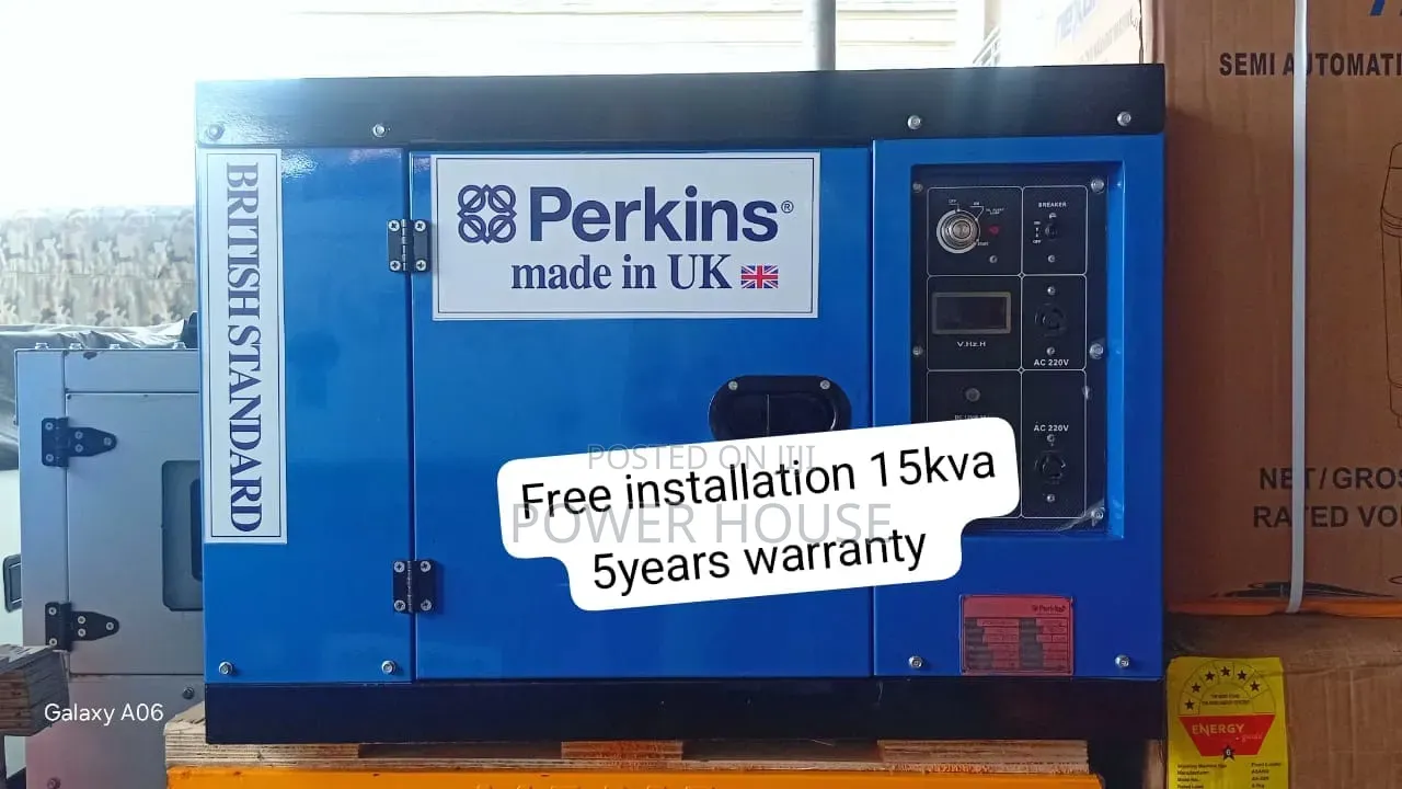 Perkins 15kva Uk Diesel Generator – Brand New 15kva