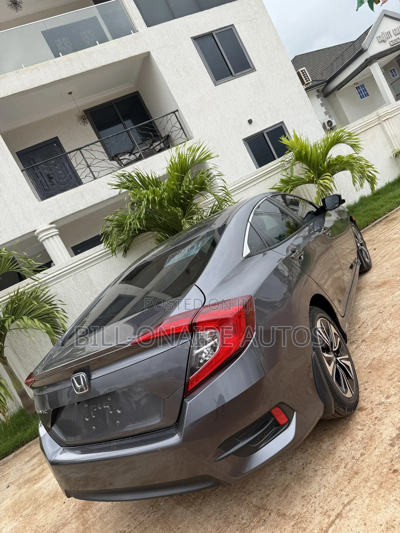 Honda Civic EX-T Sedan 2018 Gray