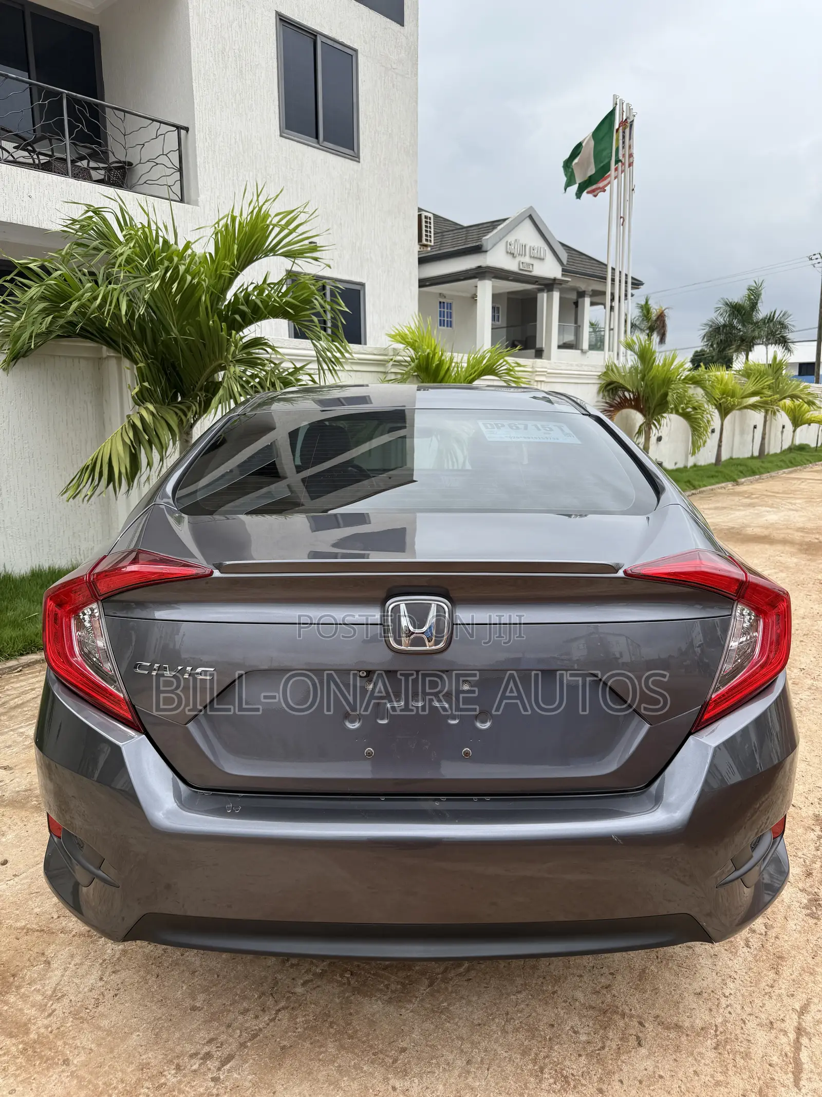 Honda Civic EX-T Sedan 2018 Gray