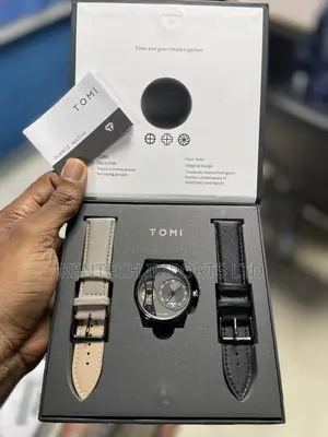 Tomi Set Gift Box Luxury and Fashionable Men's Quartz Watch