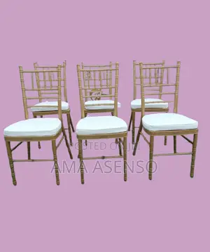 Gold Metal Chiavari Chair For Banquet And Party