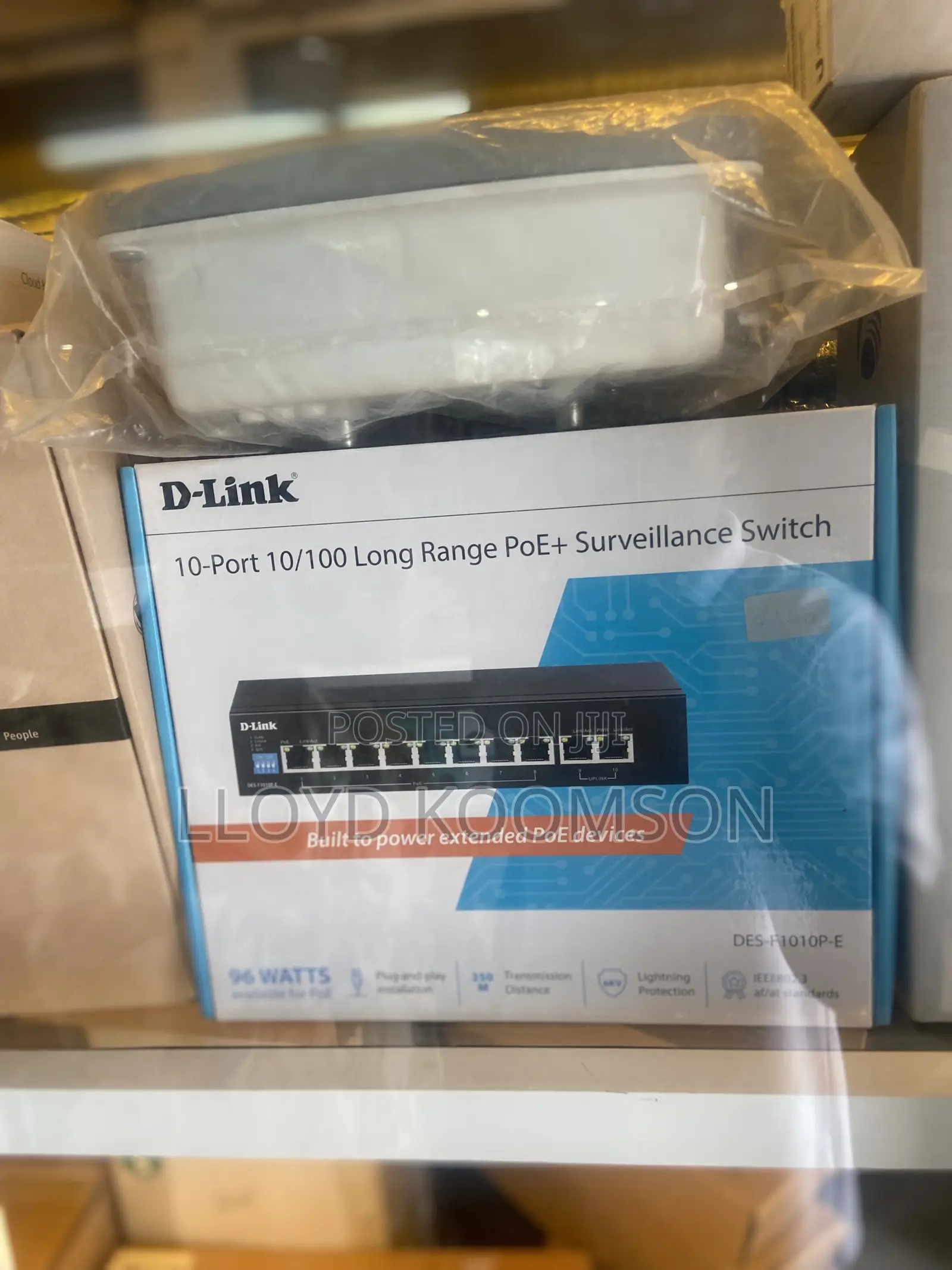 10 Ports 10/100 Long Range Poe+ Surveillance Switch