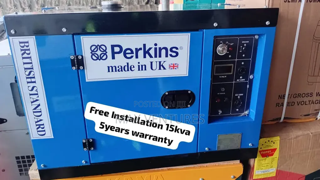 Perkins 15kva Industrial Diesel Generator With Low Fuel 15kva