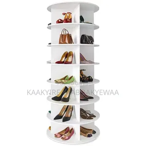 Spinning/Rotating Shoe and Bag Rack
